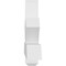 Ekena Millwork Redmond Architectural Grade PVC Gable Bracket, 84"W x 17 1/2"H x 4"D x 4"F, 5/12 Pitch GBP084X18X0404RED00 - alternate 2